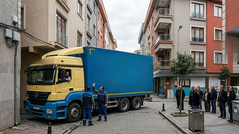 Site içine nakliyat aracı giremezse ne olur